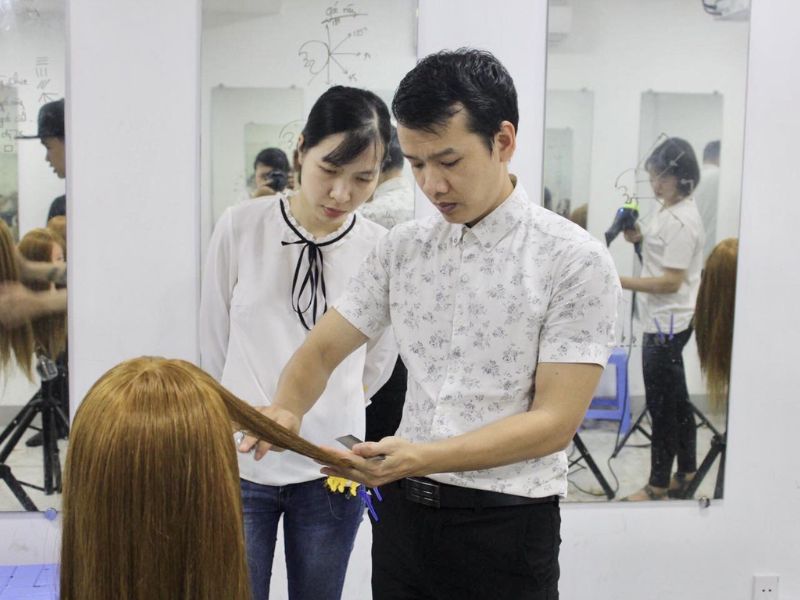 Khóa học đào tạo mẫu tóc chuyên nghiệp tại Hải Phòng đào tạo nhiều kiểu tóc khác nhau
