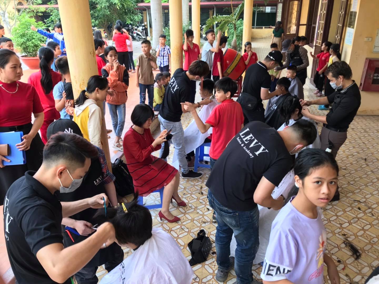Buổi thực hành cắt tóc