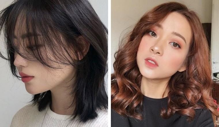 kiểu tóc phù hợp từng dáng mặt